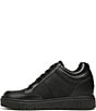 Color:Black/Black - Image 5 - Victory Hidden Wedge Zip Sneakers