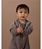 Rylee + Cru Baby Boys Fair Isle Slate Romper - Image 2