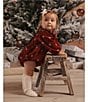 Rylee + Cru Baby Girl Freya Bow Bubble Romper - Image 4