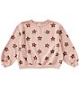 Rylee + Cru Girls Oversized Floral Daisy Sweatshirt - Image 1