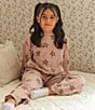 Rylee + Cru Girls Oversized Floral Daisy Sweatshirt - Image 2
