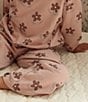 Rylee + Cru Girls Oversized Floral Daisy Sweatshirt - Image 3