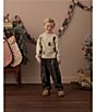 Rylee + Cru Little Boys Aspen Tree Pullover Sweater - Image 4