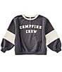 Rylee + Cru Little Boys Campfire Crew Sweatshirt - Image 1