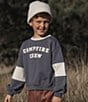Rylee + Cru Little Boys Campfire Crew Sweatshirt - Image 2