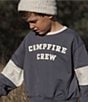 Rylee + Cru Little Boys Campfire Crew Sweatshirt - Image 3