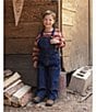 Rylee + Cru Little Boys Denim Utility Overalls - Image 4
