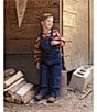 Rylee + Cru Little Boys Denim Utility Overalls - Image 5
