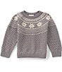 Rylee + Cru Little Boys Long Sleeve Fair Isle Sweater - Image 1