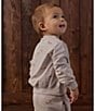 Rylee + Cru Little Boys Long Sleeve Fox Print Pullover Sweatshirt - Image 2