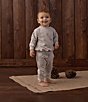 Rylee + Cru Little Boys Pull On Fox Print Joggers - Image 3