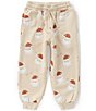 Rylee + Cru Little Boys Pull-On Santa Joggers - Image 1