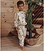 Rylee + Cru Little Boys Pull-On Santa Joggers - Image 2