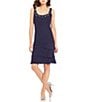 Ignite Evenings Sequin Detail Scoop Neck Long Sleeve Chiffon Tiered 2-Piece Jacket Dress, Color:Sapphire - Image 3