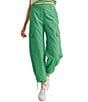 Color:Kelly Green - Image 1 - Airy Cargo Nylon Pants