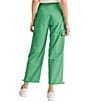Color:Kelly Green - Image 2 - Airy Cargo Nylon Pants