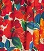 Color:Multi - Image 3 - Confetti Puff Sleeve Floral Print Mini Dress