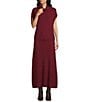 Sadie & Sage Crosby Midi Sweater Skirt, Color:Burgundy - Image 3