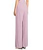 Sadie & Sage Linen Full Length Pleated Coordinating Trousers, Color:Lavender - Image 4