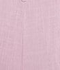 Sadie & Sage Linen Full Length Pleated Coordinating Trousers, Color:Lavender - Image 6