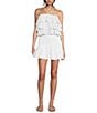 Color:White - Image 3 - Sleeveless Beach House Tiered Ruffle Knit Top