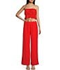 Color:Red - Image 3 - SO CAL Coordinating Tube Top
