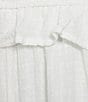 Sadie & Sage Strapless Smocked Bodice Wide Leg Jumpsuit, Color:White - Image 3