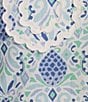 SAIL to SABLE Woven Pineapple Print Split Collar V-Neck Bracelet Sleeve Tunic Dress, Color:Pineapple Print - Image 5