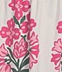 SAIL to SABLE x Amy Littleson McNitt The Debra Hibiscus Print Smocked Maxi Dress, Color:Hibiscus Block Print - Image 3