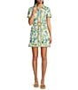 SAIL to SABLE x Style Charade Ella Floral Print Short Sleeve Dress, Color:Spring Floral - Image 1