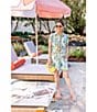SAIL to SABLE x Style Charade Ella Floral Print Short Sleeve Dress, Color:Spring Floral - Image 4