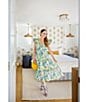 SAIL to SABLE x Style Charade Floral Print V-Neck Flutter Sleeve Midi Dress, Color:Spring Floral - Image 4
