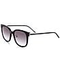 Color:Black - Image 1 - M48sc/K 56mm Cat Eye Sunglasses