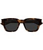 Yves Saint Laurent Saint Laurent Men's Corner Angle 53mm Square Sunglasses, Color:Havana - Image 2