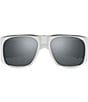 Color:Shiny Silver - Image 2 - Unisex New Wave 58mm Square Sunglasses