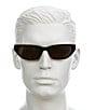 Color:Black - Image 3 - Unisex SLM126 54mm Cat Eye Sunglasses