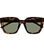 Yves Saint Laurent Women's Monogram Hinge 51mm Havana Cat Eye Sunglasses, Color:Shiny Medium Havana - Image 2