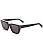 Color:Black - Image 1 - Women's SL 633 Calista New Wave 57mm Cat Eye Sunglasses