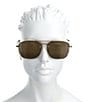 Color:Bronze - Image 2 - Women's SL309 59mm Navigator Sunglasses