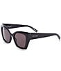 Color:Black - Image 1 - Women's SL552 51mm Cat Eye Sunglasses