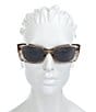 Color:Beige - Image 2 - Women's SL593 52mm Cat Eye Sunglasses