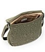 Sakroots Artist Circle Foldover Crossbody Bag, Color:Olive - Image 2