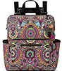 Color:Rainbow Wonderlust - Image 1 - Eco-Twill Loyola Patterned Convertible Backpack