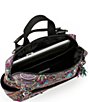 Color:Rainbow Wonderlust - Image 3 - Eco-Twill Loyola Patterned Convertible Backpack