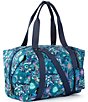 Color:Royal Blue Seascape - Image 3 - On The Go Seascape Weekender Bag