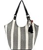 Color:Black and White Soulful Desert - Image 1 - Rom Shopper Tote Bag