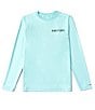 Color:Light Aruba Heather - Image 2 - Big Boys 8-20 Long Sleeve UV Sunset Graphic T-Shirt