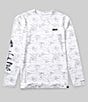Color:White - Image 1 - Big Boys 8-20 Long Sleeve UV Tactical Camo Allover Print T-Shirt