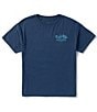 Color:Washed Navy - Image 2 - Big Boys 8-20 Short Sleeve Capture The Flag Graphic T-Shirt