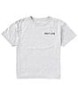 Color:Athletic Heather - Image 2 - Big Boys 8-20 Short Sleeve Graphic Logo T-Shirt